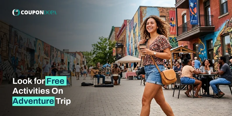 look for free activities on adventure trip - coupondopa